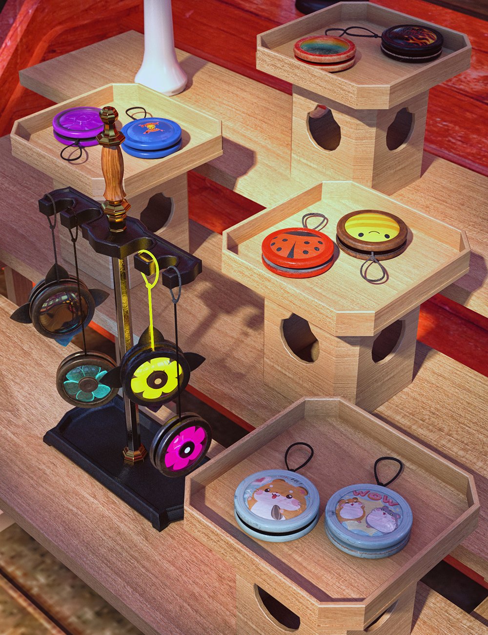 图片[1]-[daz道具] 忍者Yoyo配件创世纪8和8.1男性-DAZ爱好者