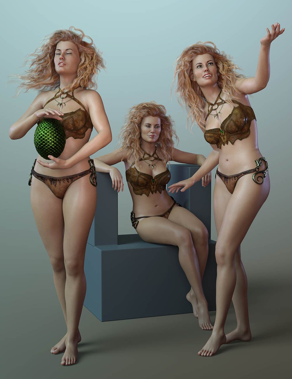 图片[1]-[daz姿势] Ellithia 8和Genesis 8女性的CDI姿势和表情-DAZ爱好者