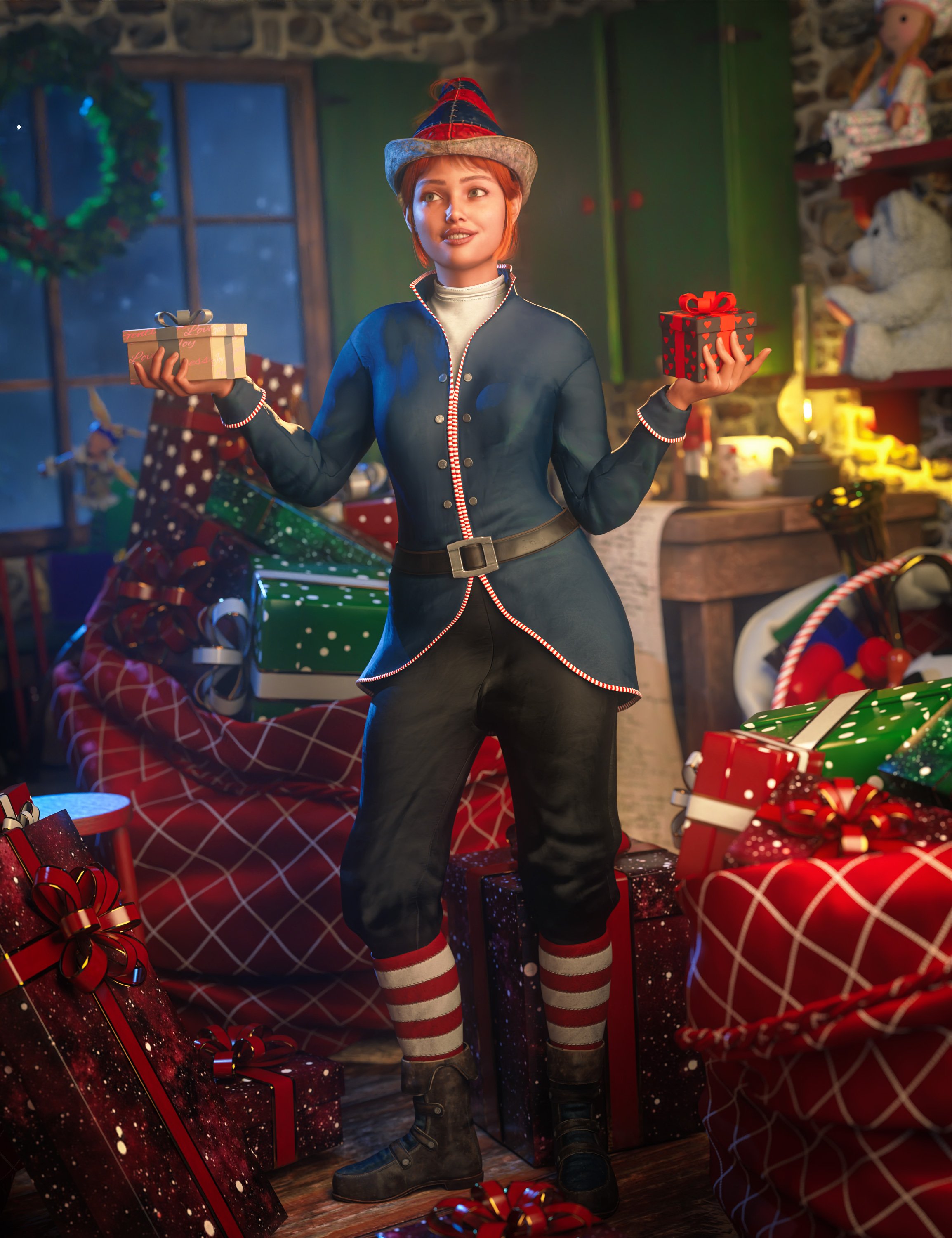 图片[1]-[daz服装] 创世纪9的叮当装-DAZ爱好者