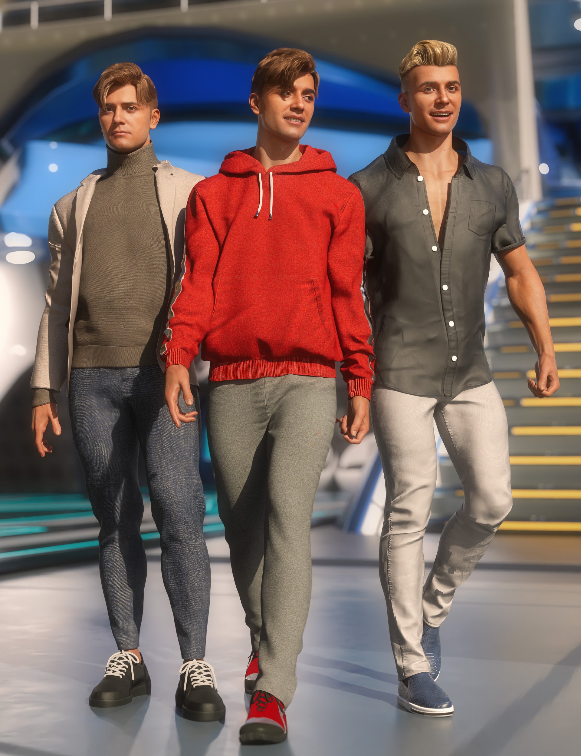 图片[1]-[daz合集] Michael 9 HD Keepin‘It休闲超级捆绑包-DAZ爱好者