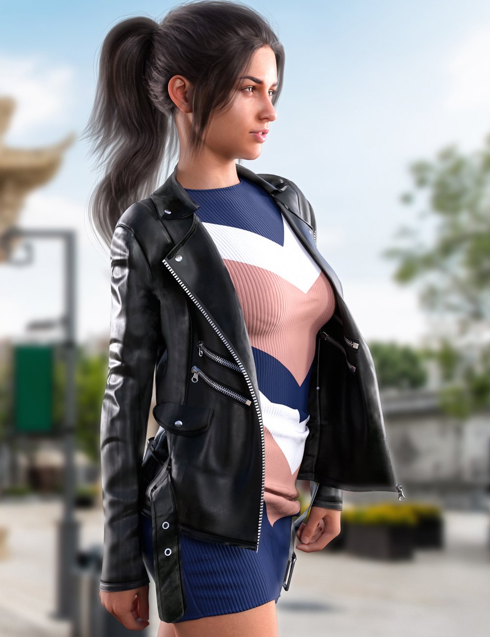图片[1]-[daz服装] dForce Genesis 8和8.1女性休闲套装-DAZ爱好者