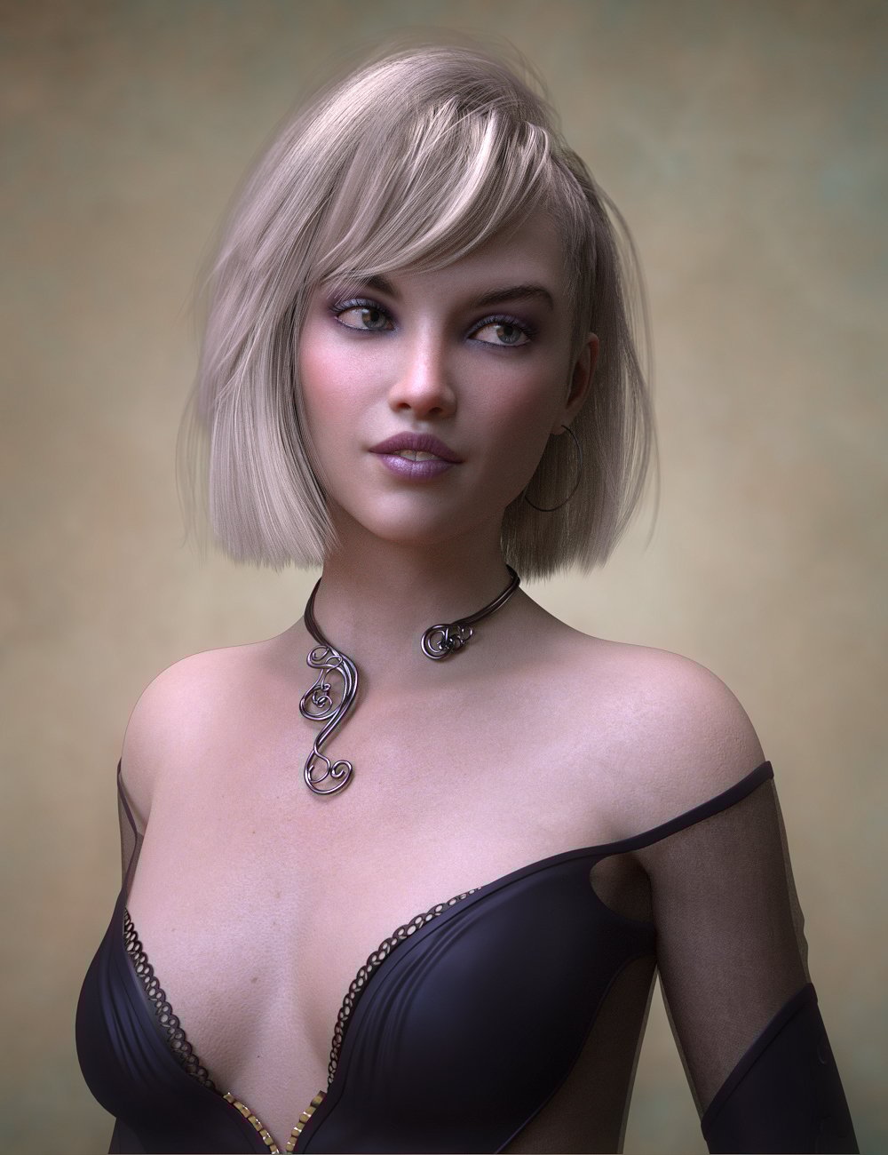 图片[1]-[daz发型] dForce Joy Genesis 8女性头发-DAZ爱好者