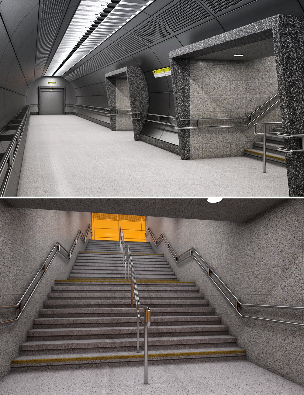 图片[1]-[daz场景] Fitzgerald platz U-Bahn-DAZ爱好者