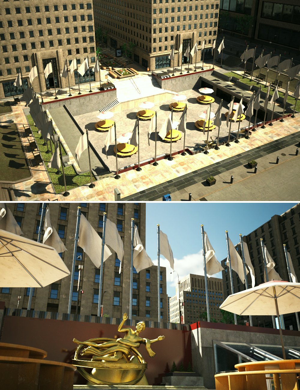 图片[1]-[daz场景] XI商业中心-DAZ爱好者