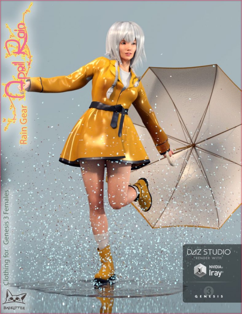 图片[1]-[daz服装] 创世纪3女性的四月雨具-DAZ爱好者