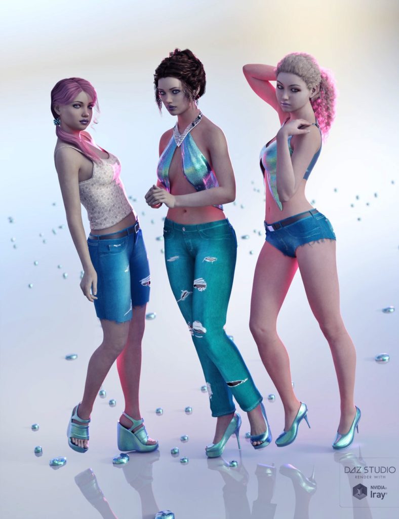 图片[1]-[daz服装] Just Real JeanZ for JeanZ for Genesis 3男女版-DAZ爱好者