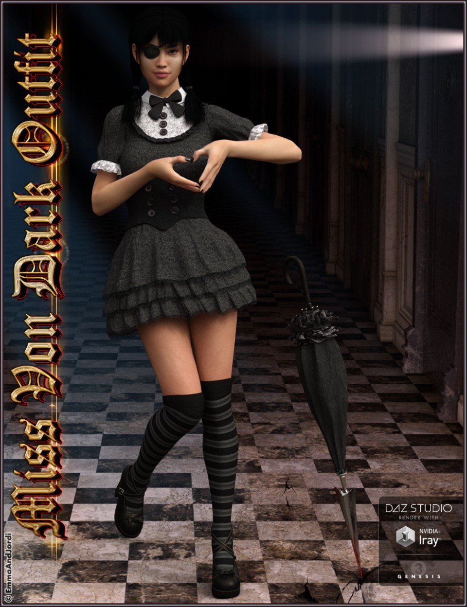 图片[1]-[daz服装] 冯小姐创世纪3女性深色套装及配饰-DAZ爱好者