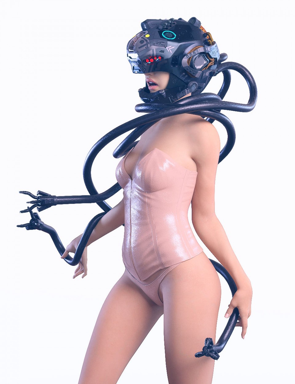 图片[1]-[daz服装] 科幻美杜莎-DAZ爱好者