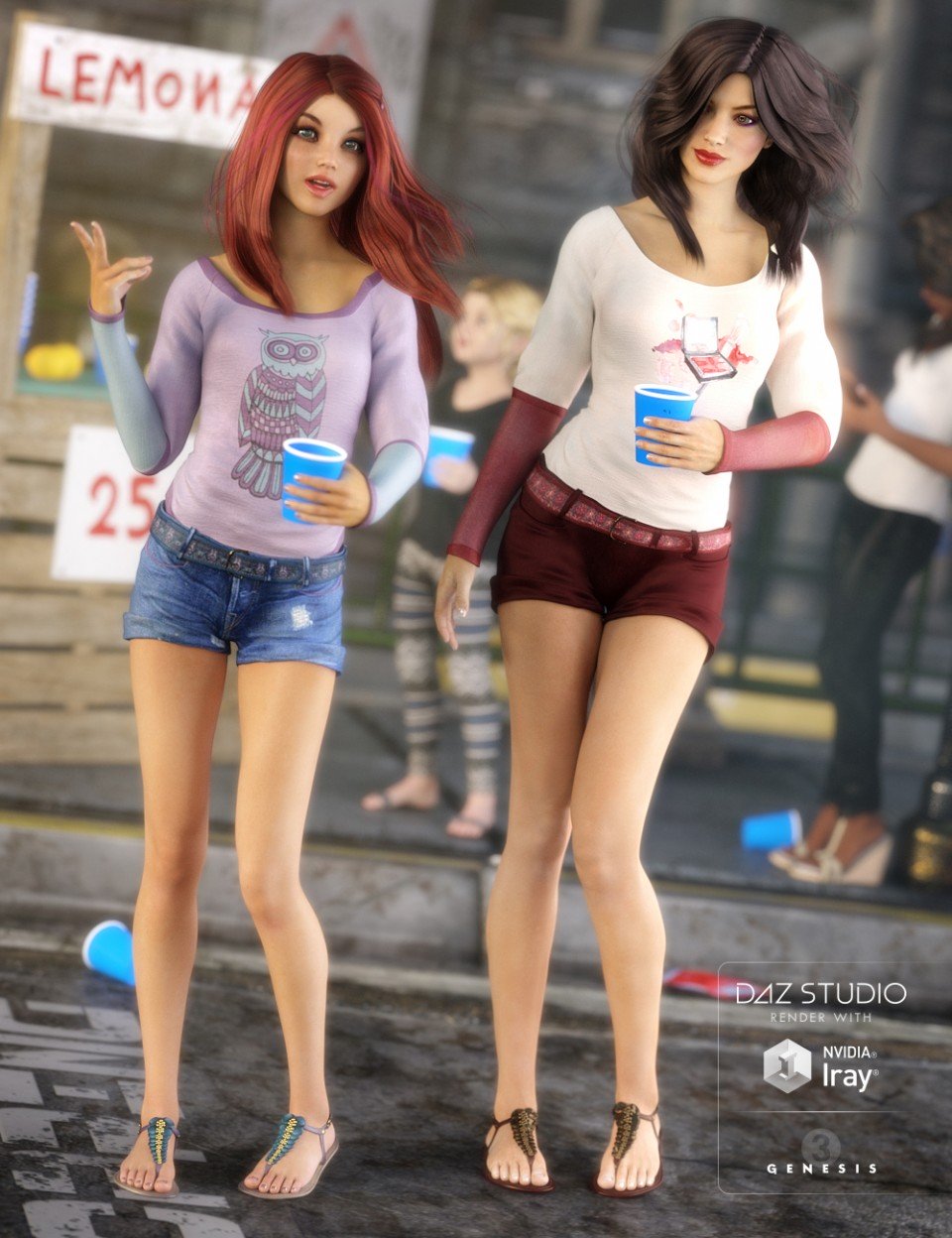 图片[1]-[daz服装] 夏季流行纹理-DAZ爱好者