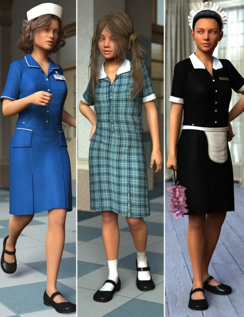 图片[1]-[daz服装] 创世纪第三章女性的制服-DAZ爱好者