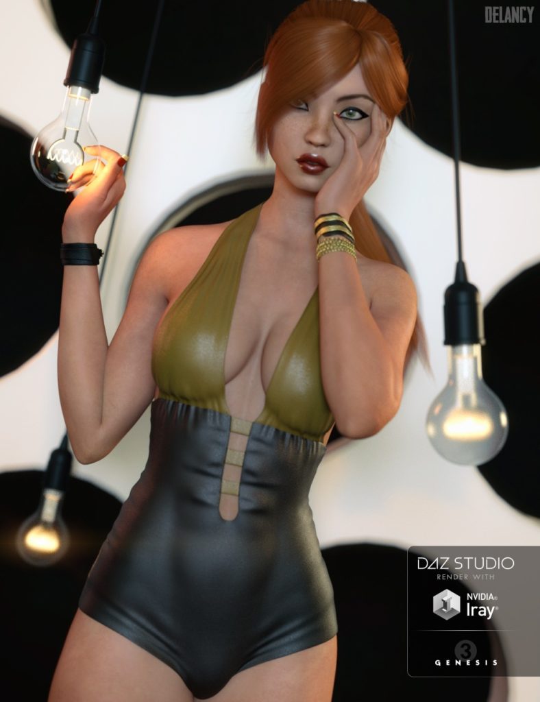 图片[1]-[daz角色] Delancy代表创世纪3中的女性-DAZ爱好者