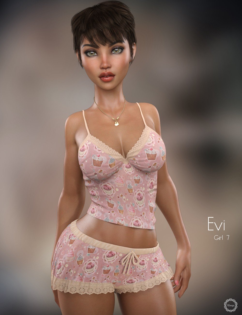 图片[1]-[daz角色] P3D Evi for Girl 7-DAZ爱好者