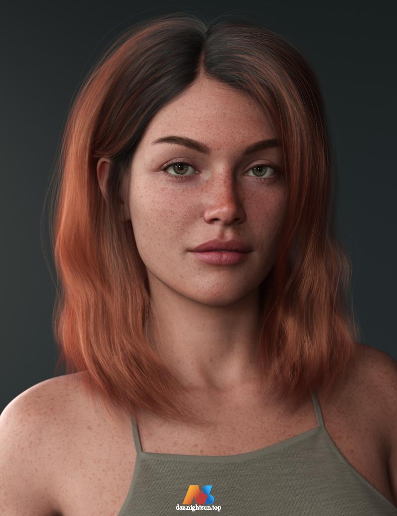 [daz材质] Side Parted Long Bob Hair Texture Expansion