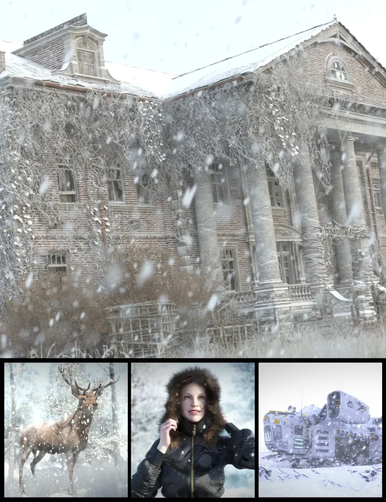 [daz 环境]Iray Winter Light Kit