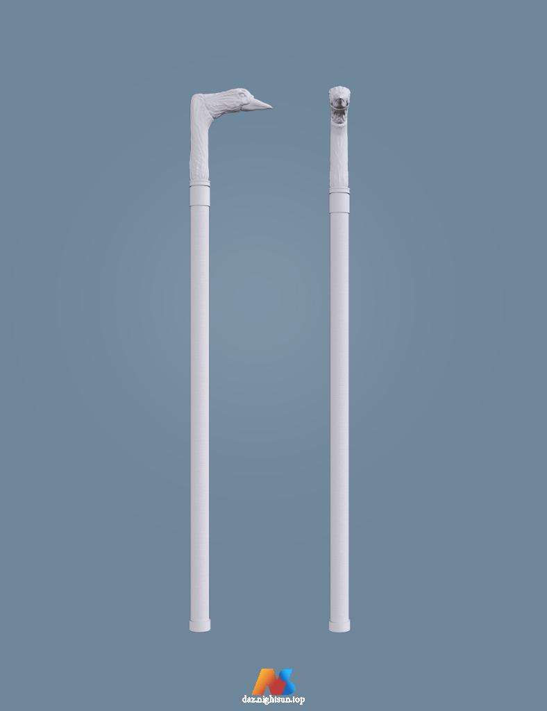 图片[2]-[daz道具] Halloween Plague Doctor Cane for Genesis 8 and 8.1-DAZ爱好者