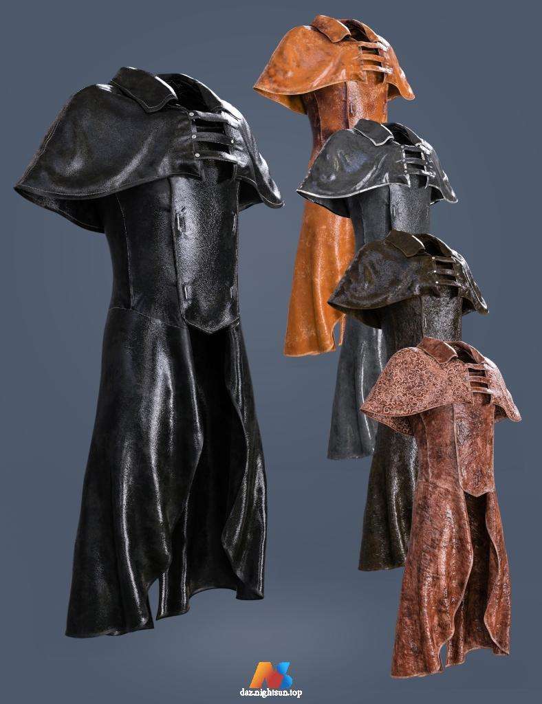 [daz服装] Halloween Plague Doctor dForce Top and Cloak 