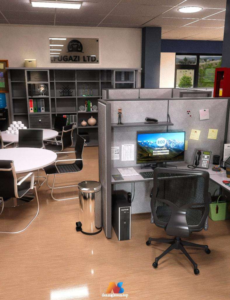 [daz场景] FG Office