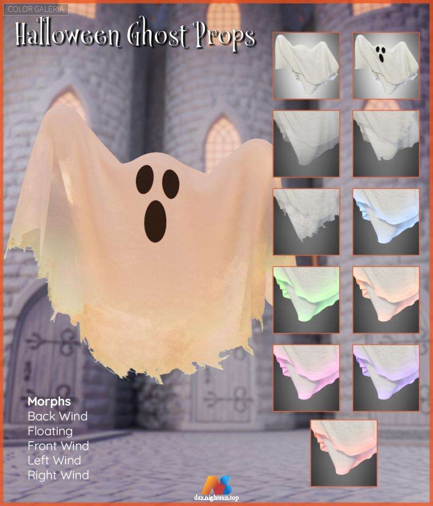 图片[2]-[daz道具] Halloween Ghost Props-DAZ爱好者