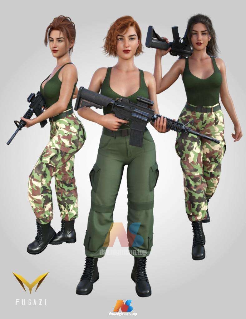 [daz姿势] FG Military Poses