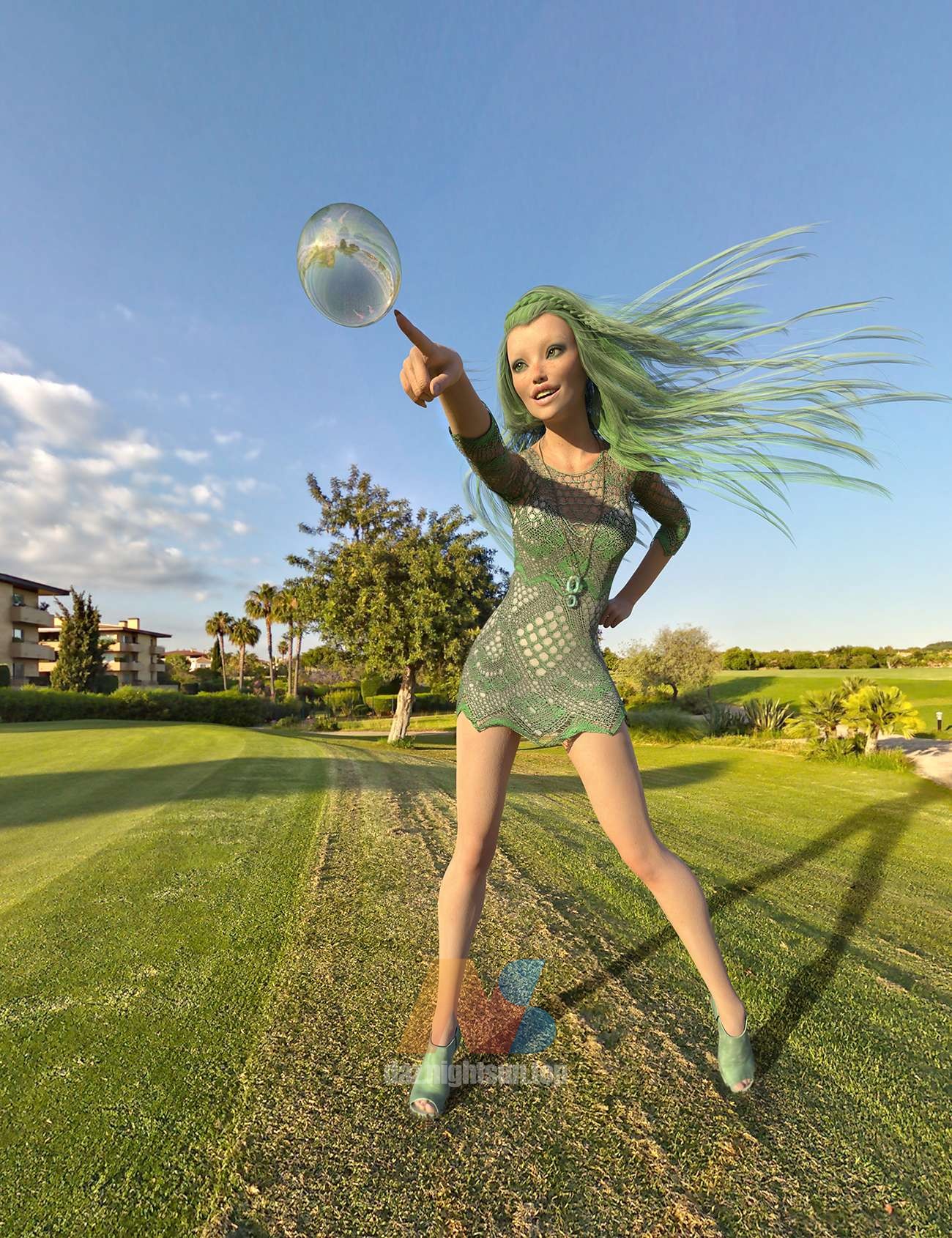[daz环境] HDRI Urban Greens I-DAZ爱好者