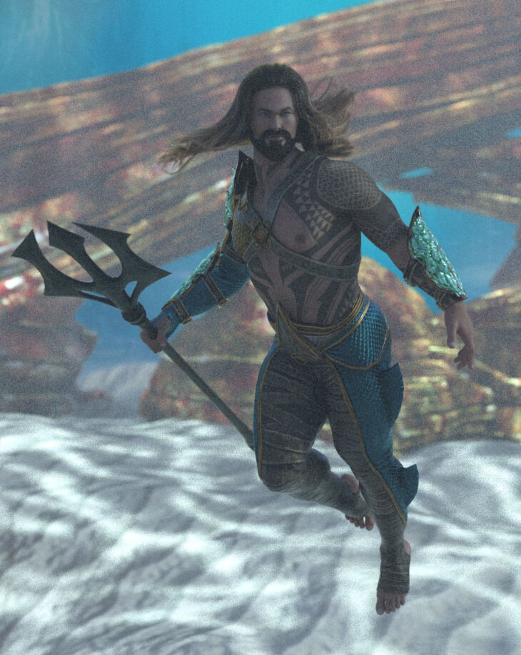 [daz角色] Aquaman (Injustice 2) for G8M