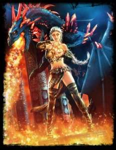 [daz服装] dForce Mystic Fire Outfit for Genesis 8 Female(s)-DAZ爱好者