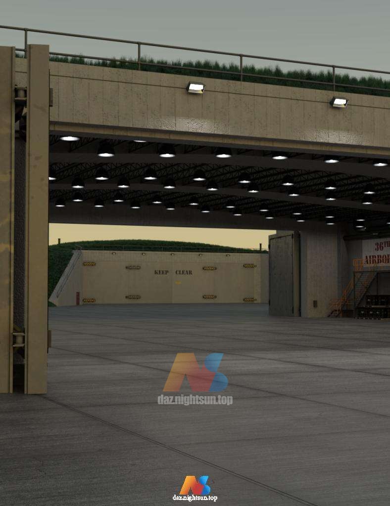 [daz环境] Hardened Hangar