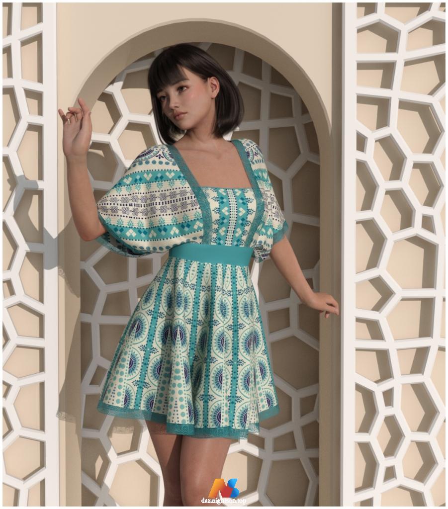 [daz服装] dForce – Ruthy Dress for G8F
