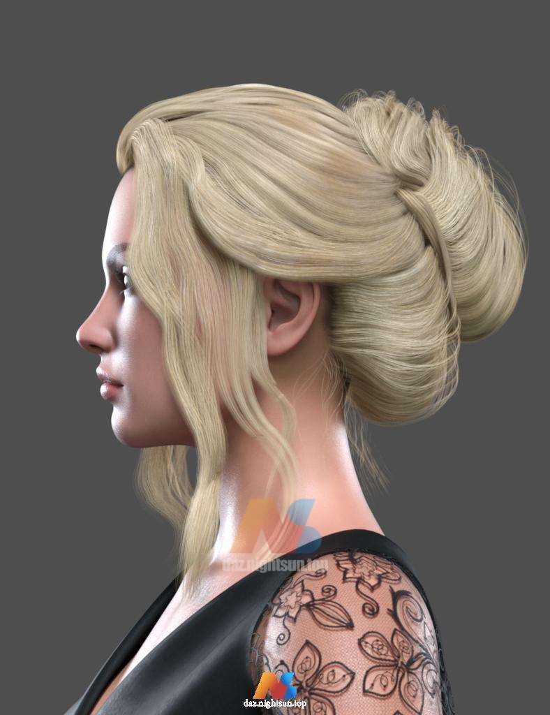 图片[2]-[daz发型] Libra Updo for Genesis 8 and 8.1 Female-DAZ爱好者