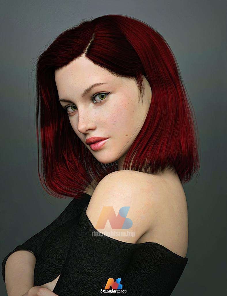 [daz发型] SC Ana Hair for Genesis 8 and 8.1 Females