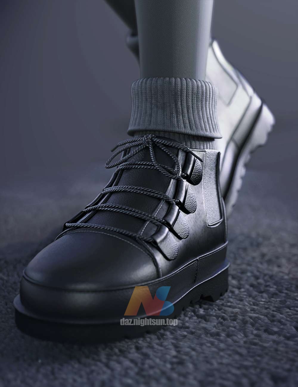[daz服装] SU Short Boots for Genesis 8 and 8.1 Females-DAZ爱好者