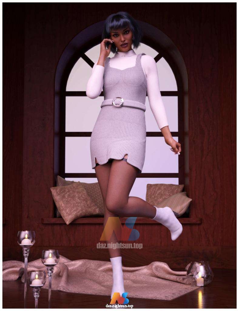 [daz服装] dForce Karine Mode for Genesis 8 Females