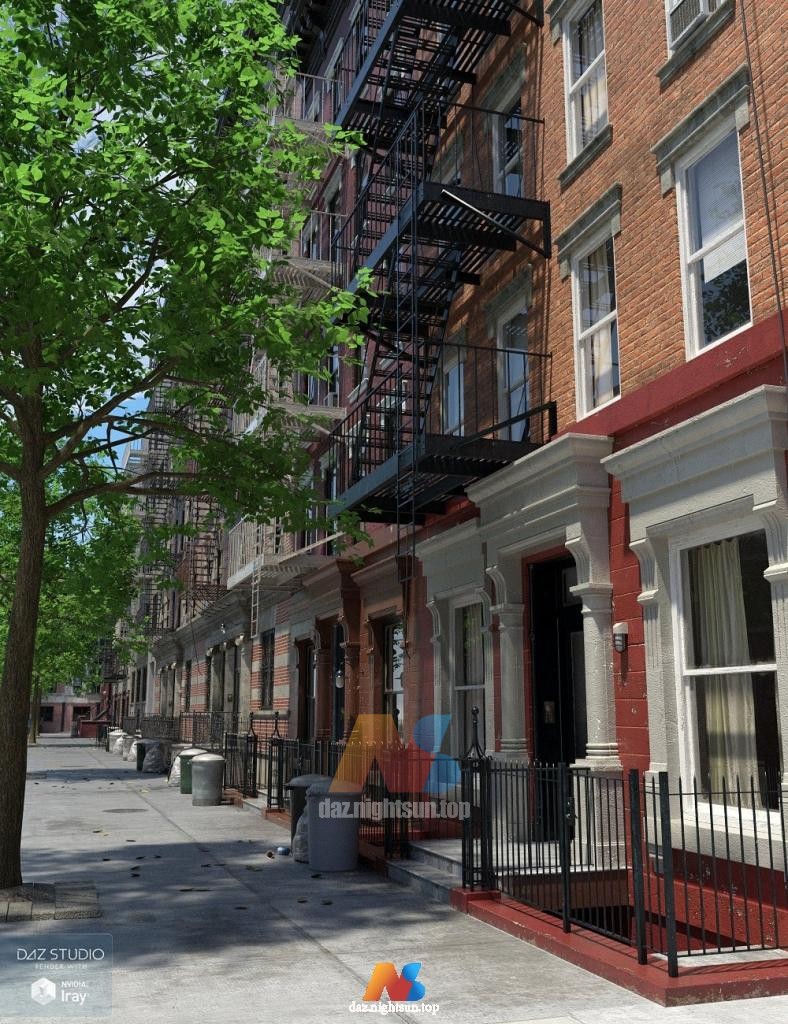 [daz场景] New York Tenements 2