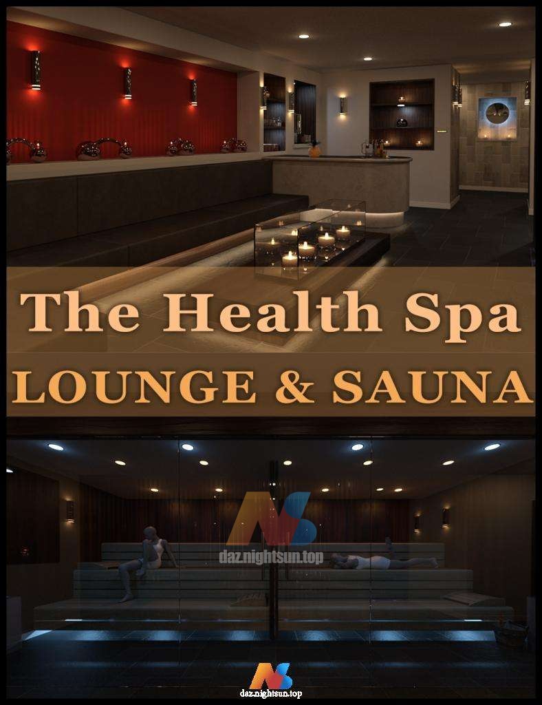 [daz场景] The Health Spa: Lounge and Sauna