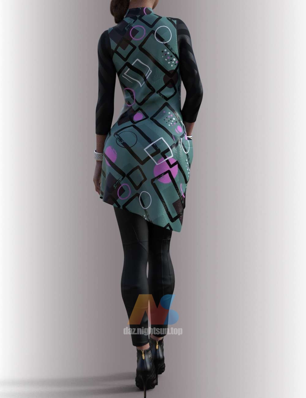 [daz服装] dForce Kamrin Outfit for Genesis 8.1 Female-DAZ爱好者