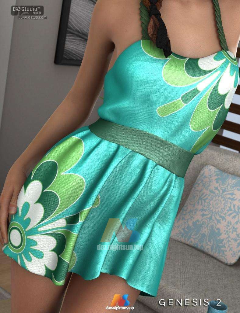 [daz服装] Seana Dress for Genesis 2 Female(s)