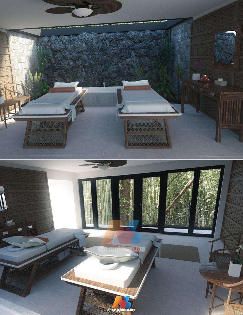 [daz场景] Massage Spa