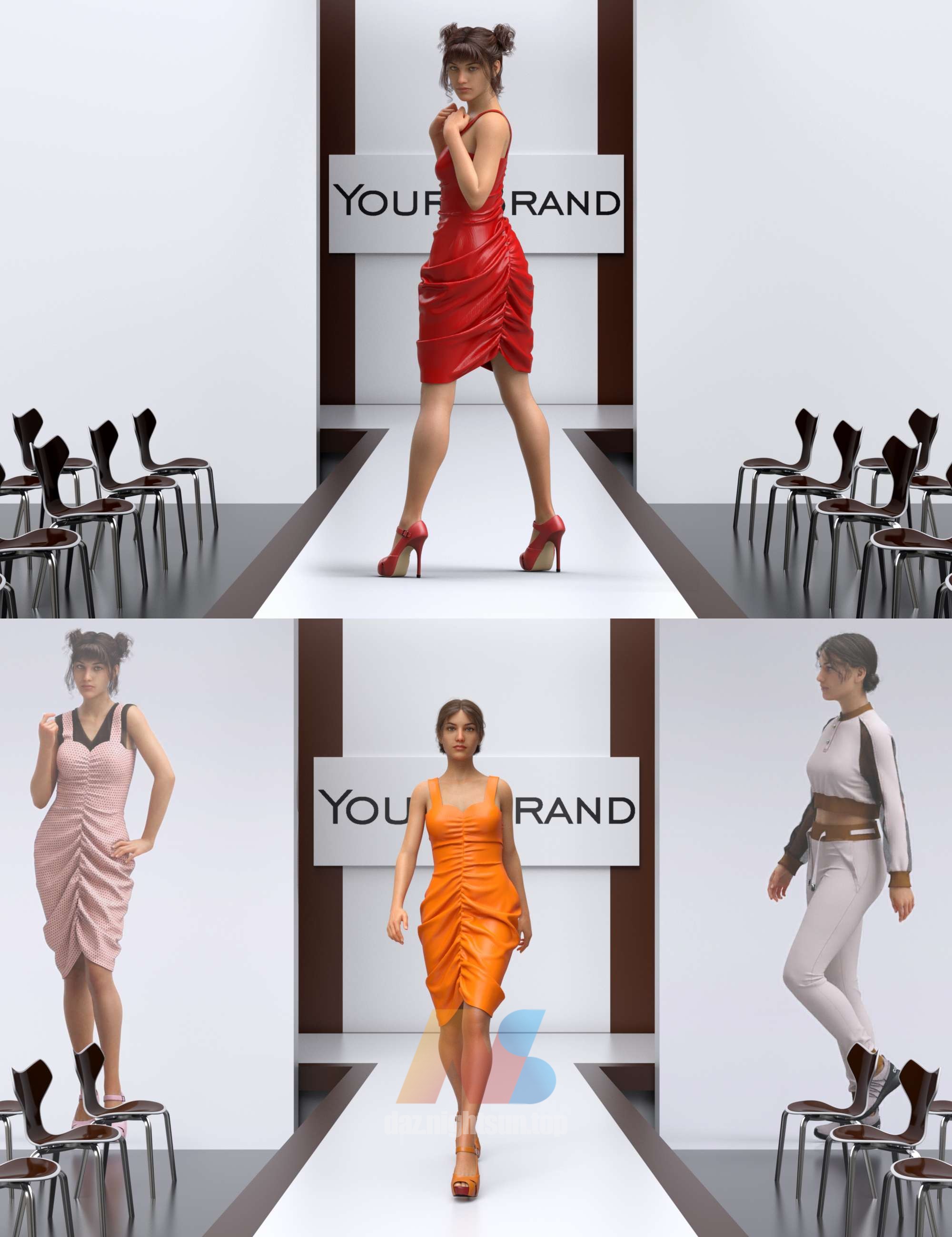 [daz场景] Runway for Fashion Show-DAZ爱好者