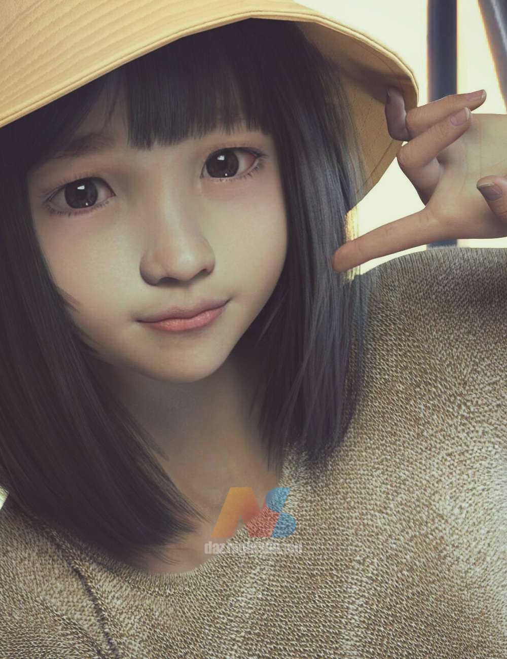 [daz角色] Yamazaki HD for Genesis 8.1 Female-DAZ爱好者