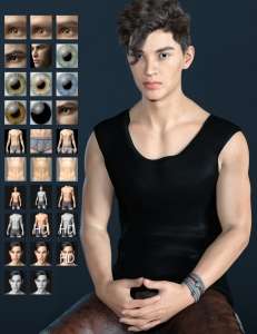 图片[2]--[daz角色] Armand HD for Genesis 8 Male and Valentino 8-DAZ爱好者