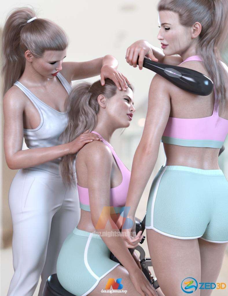 [daz姿势] Z Massage Equipment and Poses for Genesis 8