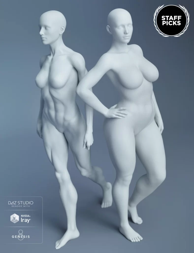 [daz变形] Genesis 8 Female Body Morphs