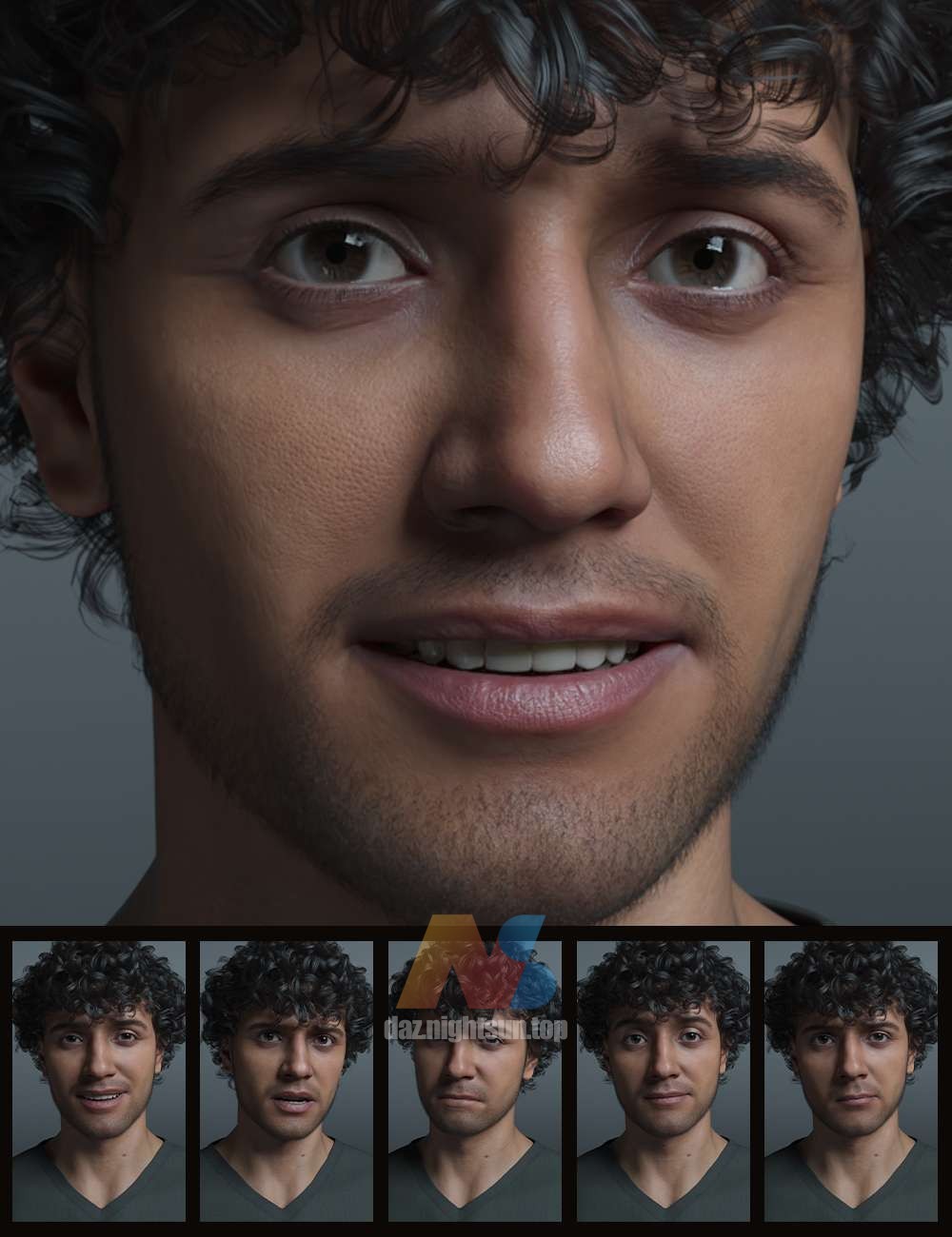 [daz表情] The Expression Collection for Michael 9-DAZ爱好者