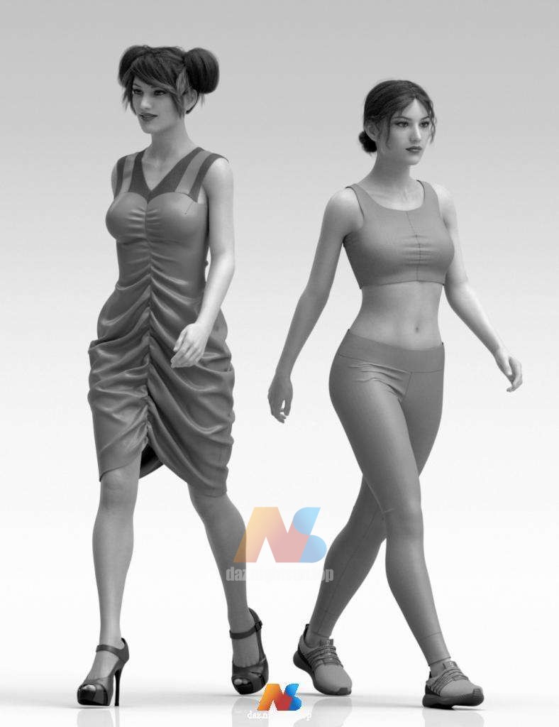 [daz动画] Catwalk Animations for Clothes Presentation for Genesis 8 and 8.1 Female