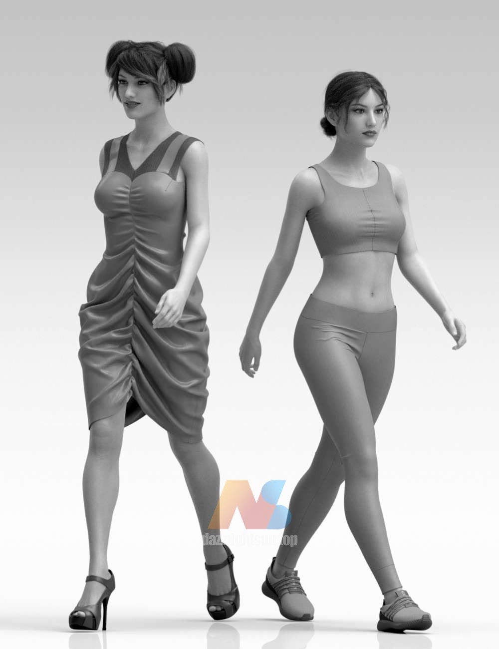 [daz动画] Catwalk Animations for Clothes Presentation for Genesis 8 and 8.1 Female-DAZ爱好者