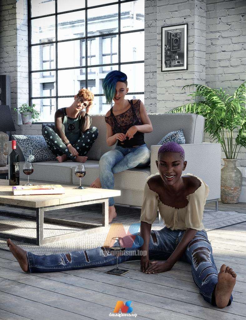 [daz姿势] Whimsy Poses for Darcy 8 and Genesis 8 Female(s) 