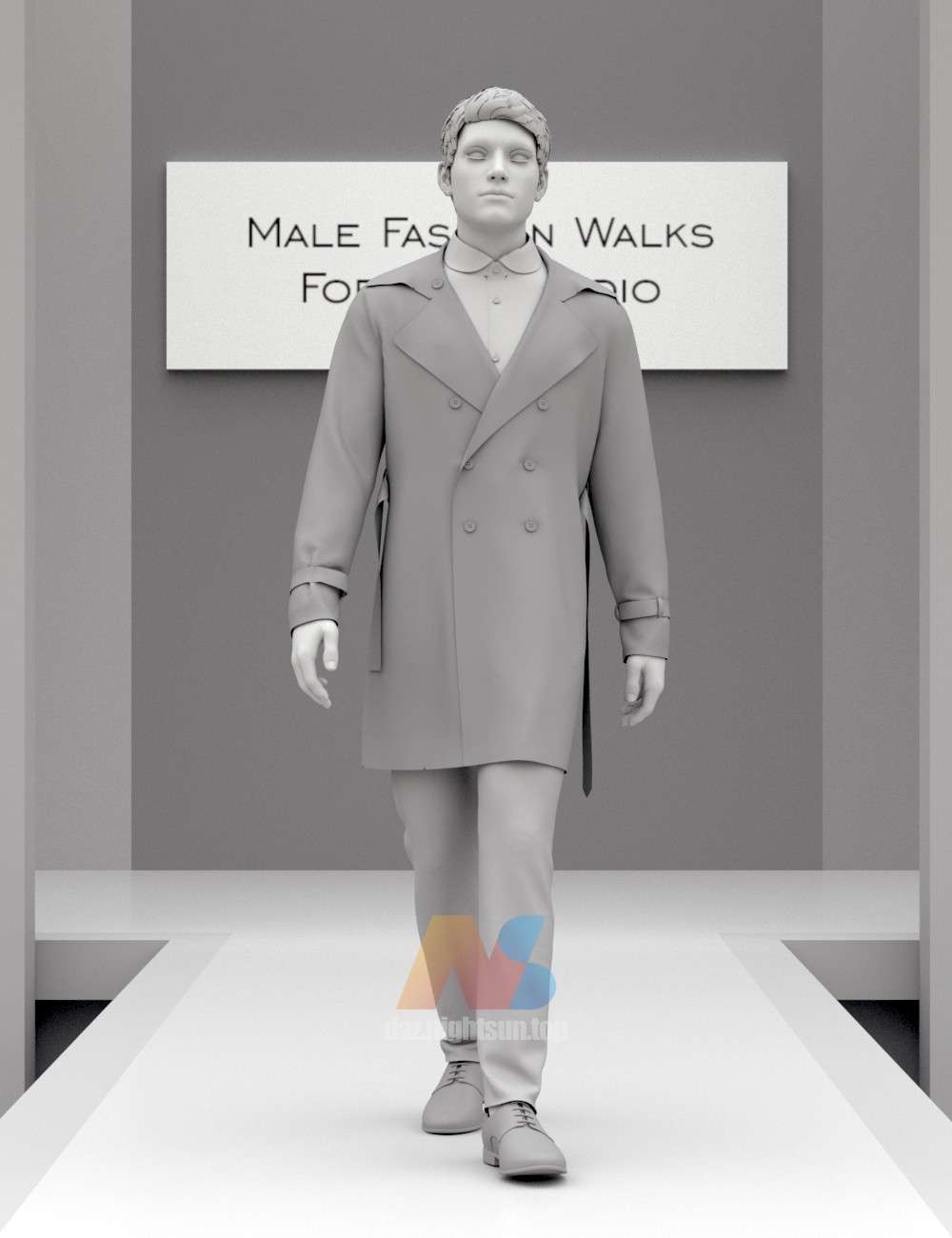 [daz动画] Fashion Walks for Genesis 8 and 8.1 Males-DAZ爱好者