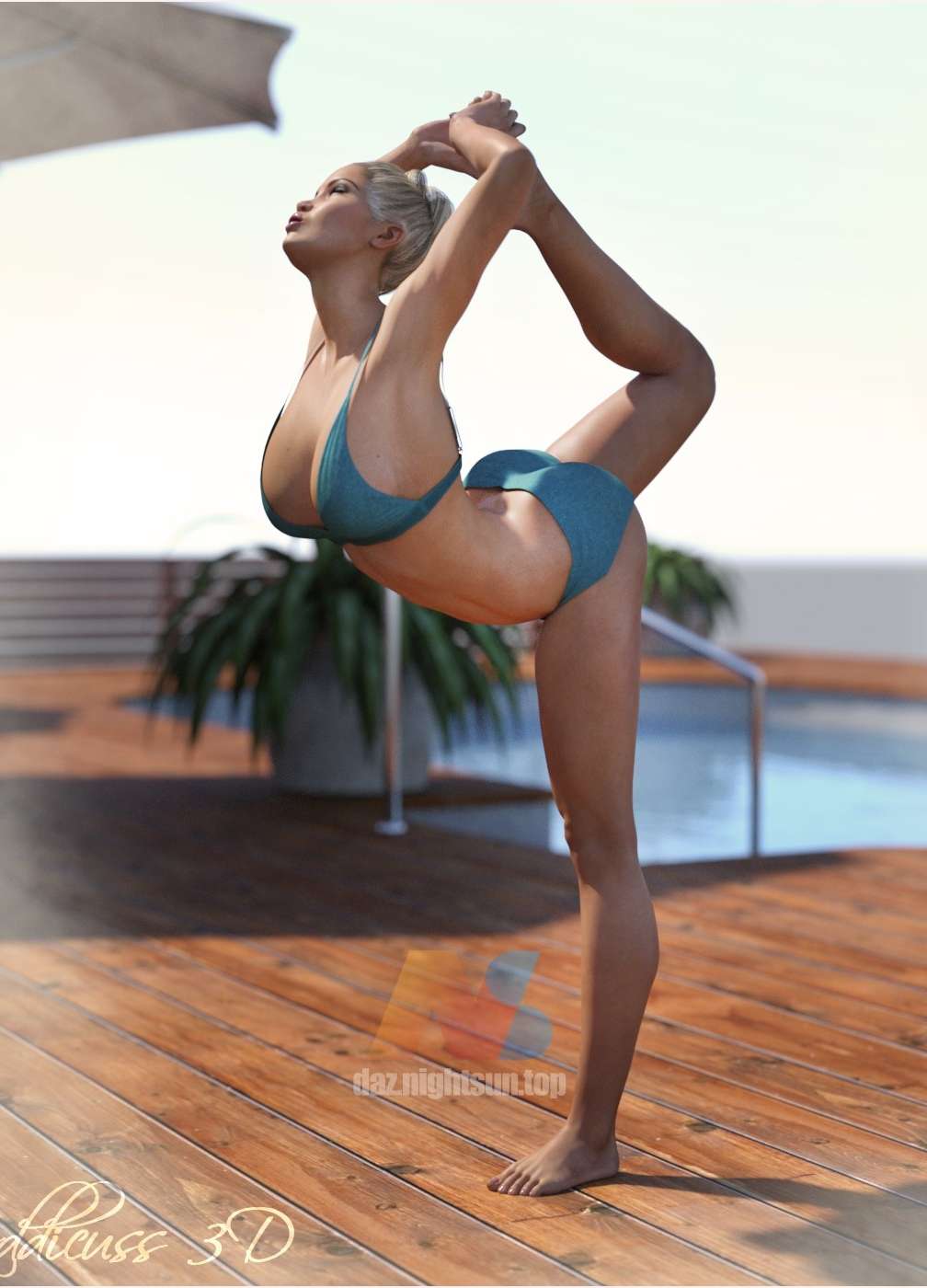 [daz姿势] Z Yoga For The Soul Poses for Genesis 3 Female(s)-DAZ爱好者