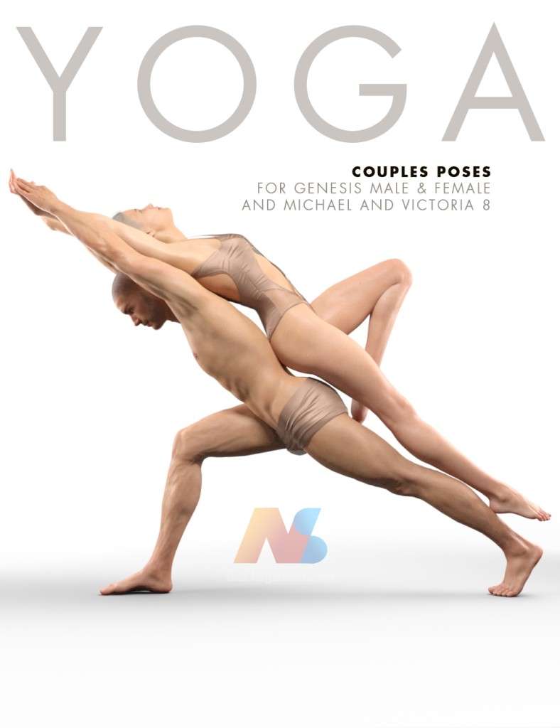 [daz姿势] YOGA Couples Poses for Male(s) and Female(s)