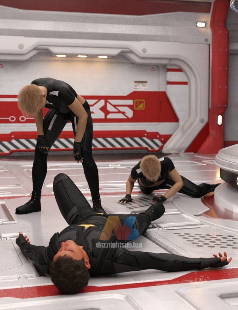[daz姿势] I Get Knocked Down Poses for Genesis 8